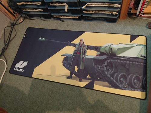 Mouse mat large world tanks - mat, of
