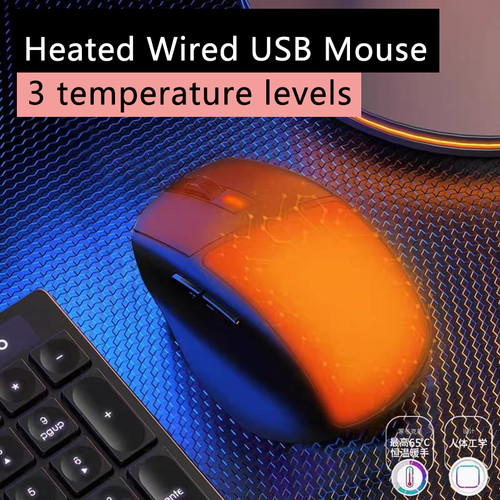 Heated mouse usb - mouse,