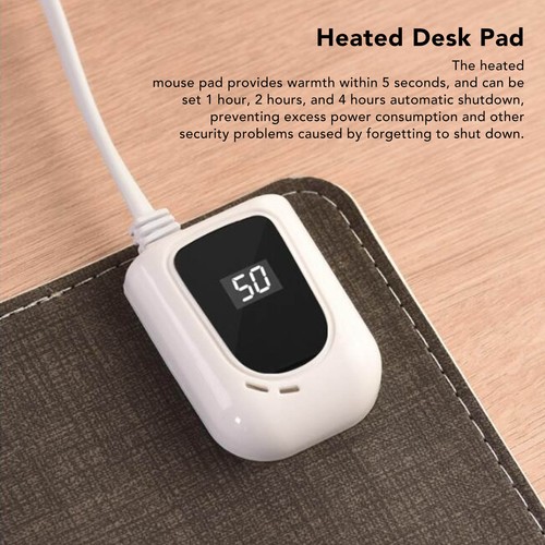 Heated mouse pad leather - ⁺heated,